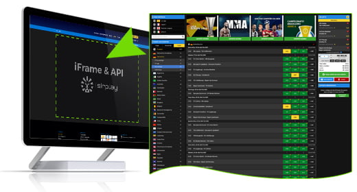 Sportsbook iFrame integration with other platforms